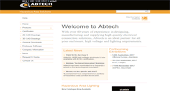 Desktop Screenshot of abtech-inc.com